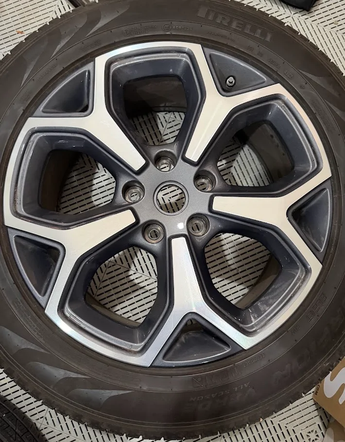 Rivian R1T R1S [CA - Menlo Park] Complete OEM 21" Rivian Wheel Set + TPMS + Aero Covers + (4) Snow Chains/Socks - $1,450 Screenshot 2026-04-27 at 9.30.09 PM