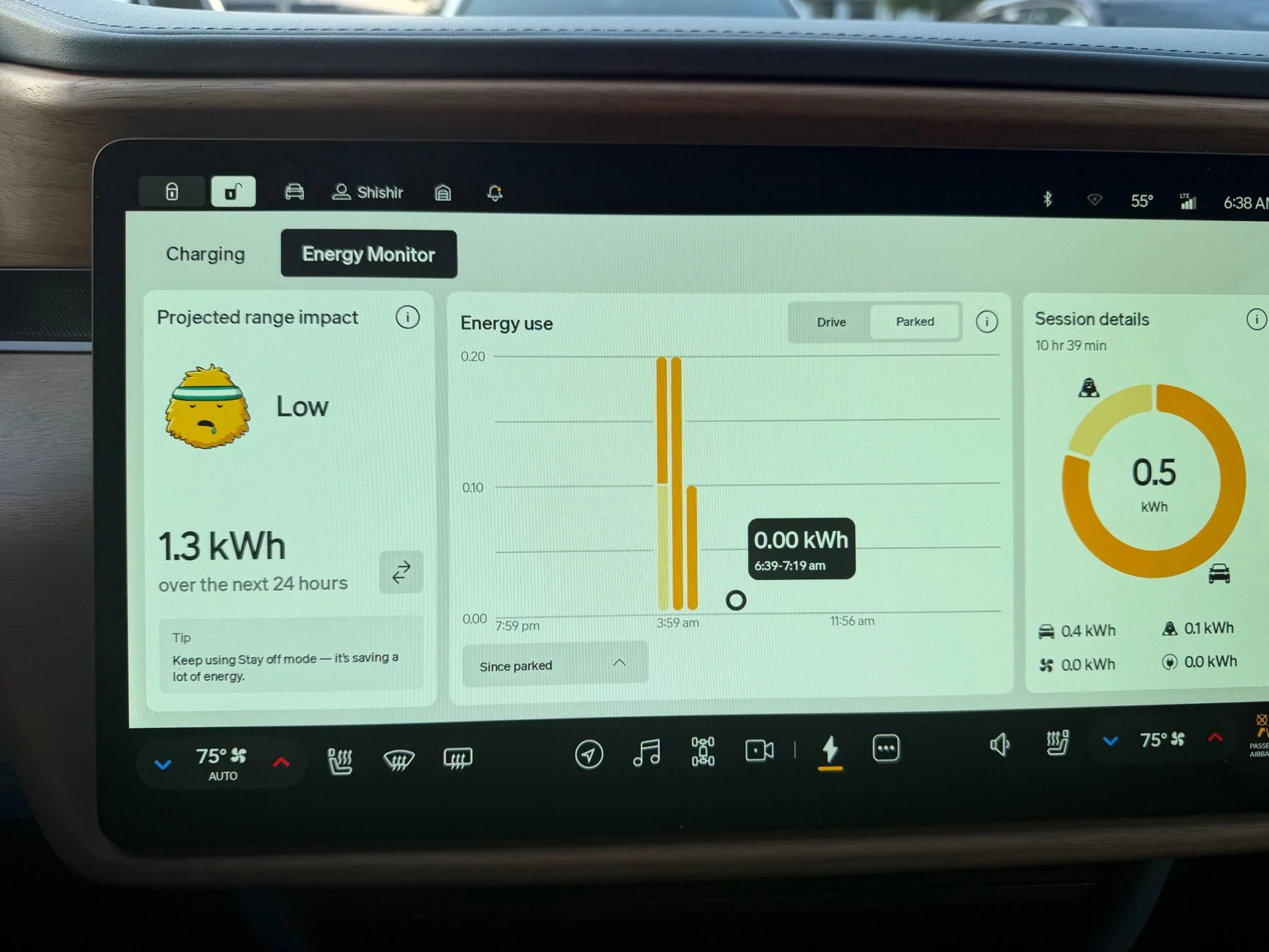 Rivian R1T R1S Improved phantom / standby battery drain after new update IMG_8793