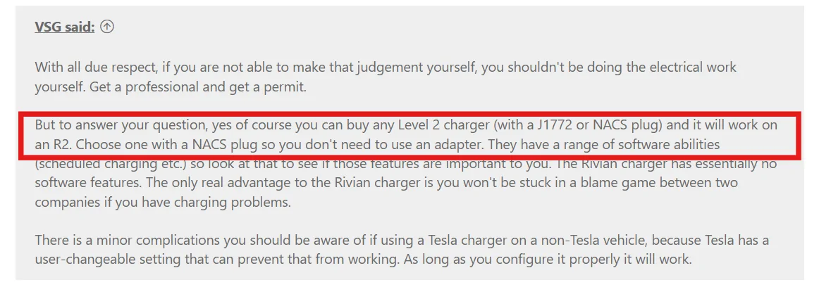 Rivian R1T R1S Are There Alternatives to Rivian Level2 Charger? 1777489670521-2m