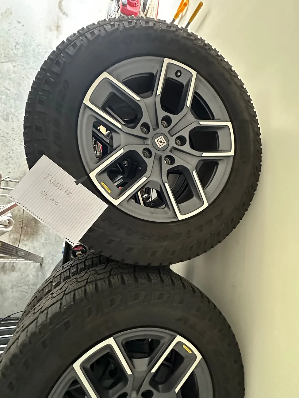 Rivian R1T R1S 20” all terrain wheels and tires - 5 total IMG_2462