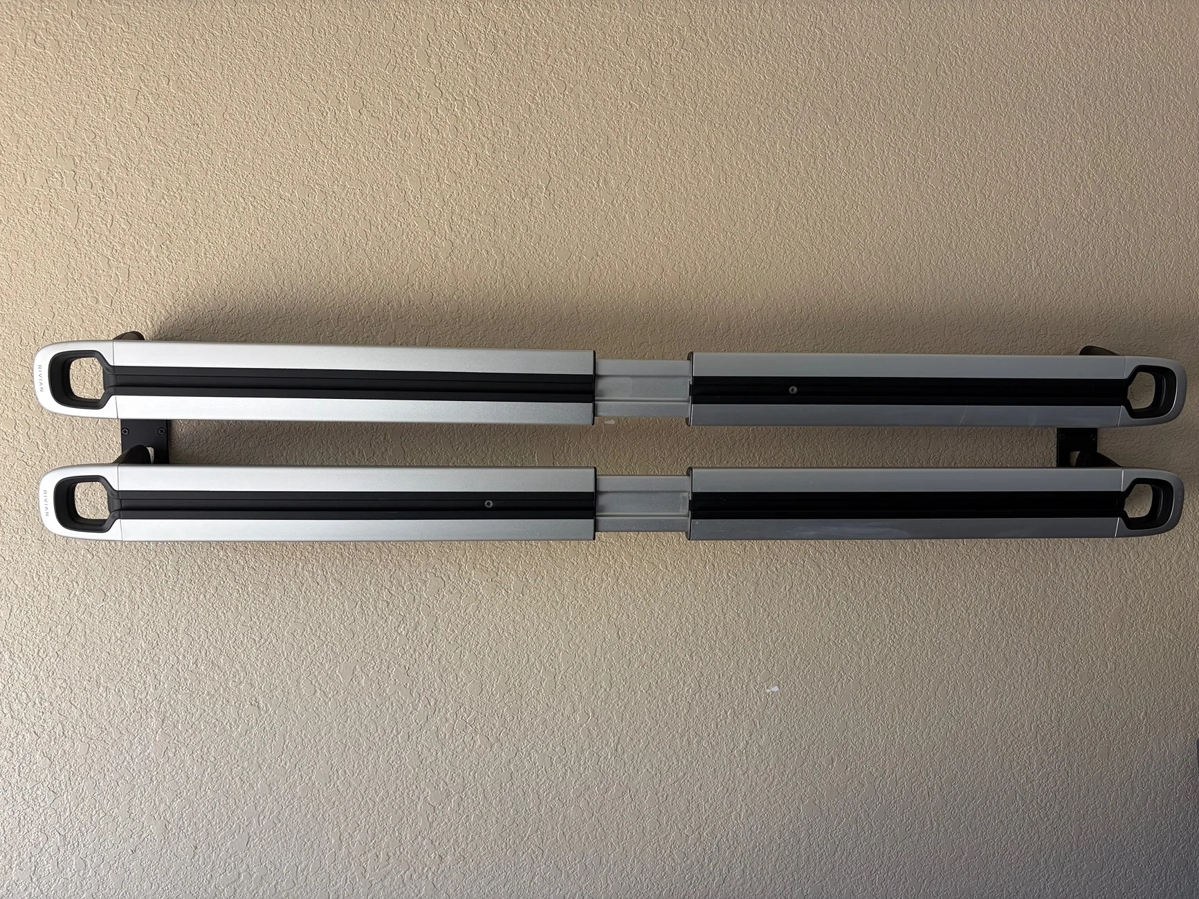 Rivian R1T R1S 2 OEM Bright cargo bars 14