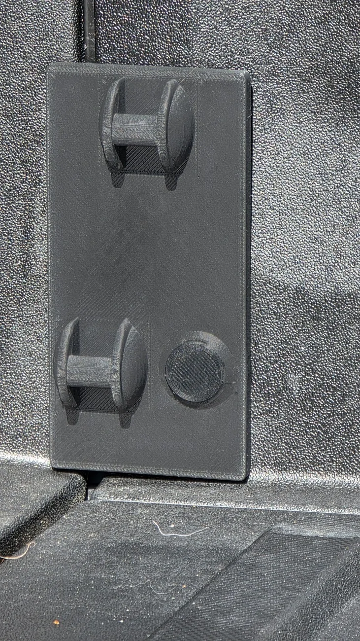 Rivian R1T R1S R1T Crossbars Bed Mount, keeps the bars stable and out of the way when not in use 20260502_163345