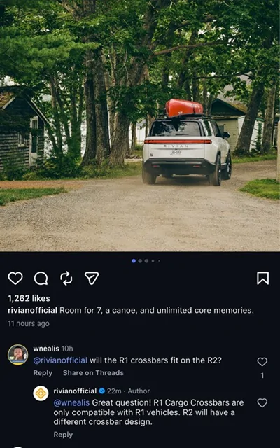 Rivian R1T R1S R1 and R2 crossbars not compatible (don't fit) - now officially confirmed by Rivian IMG_8036