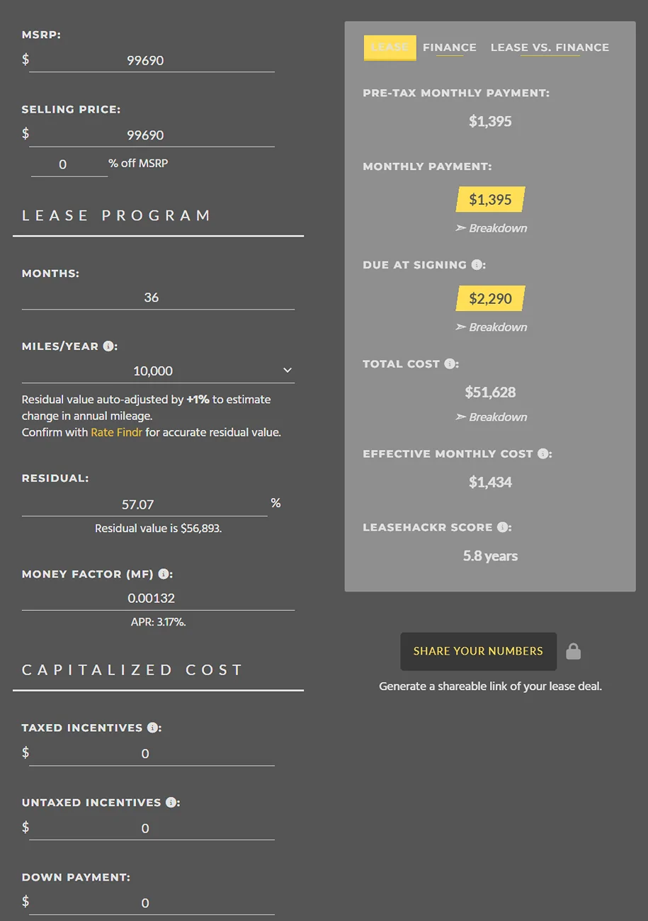 Rivian R1T R1S May 2026 lease deal analysis (R1S, R1T) 1778015483590-86