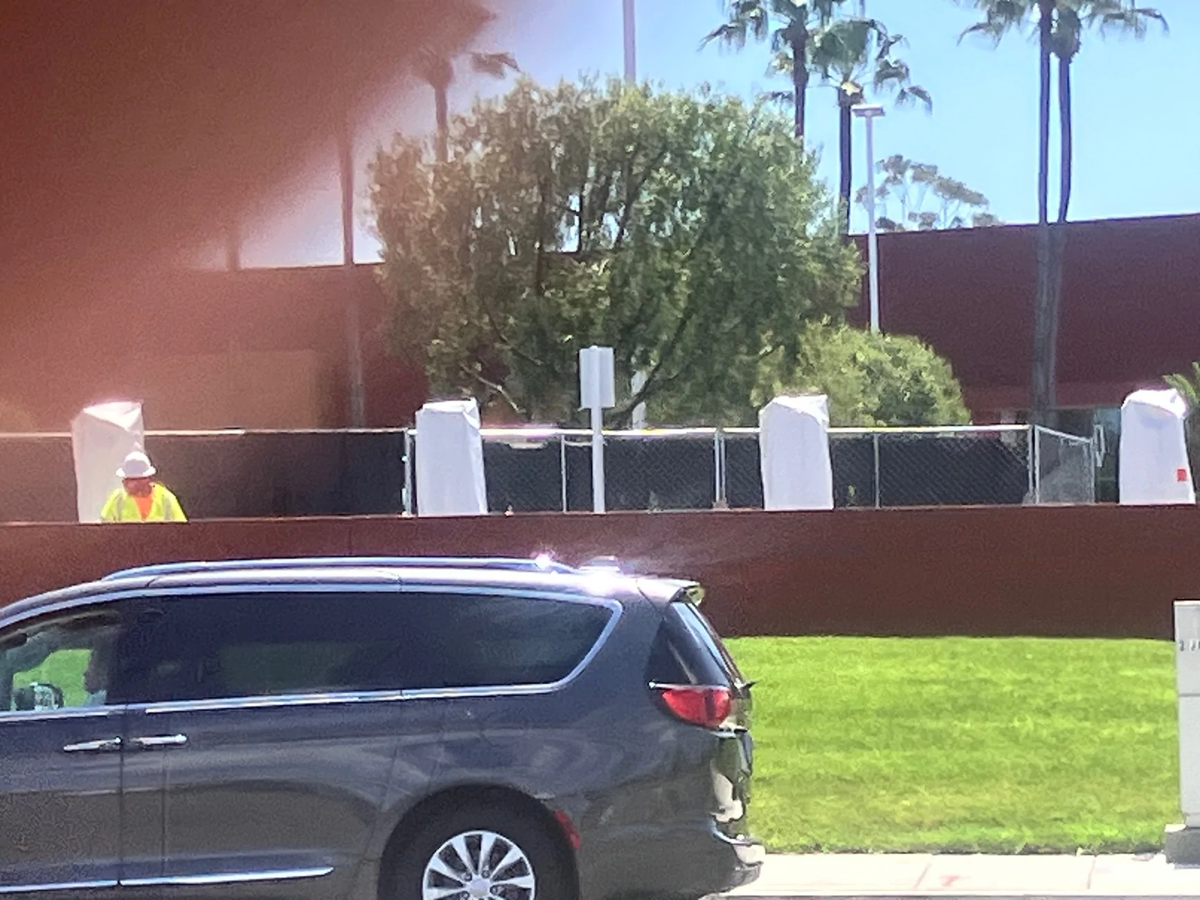 Rivian R1T R1S Spotted: Irvine, CA RAN chargers going up at Tustin Marketplace IMG_4998