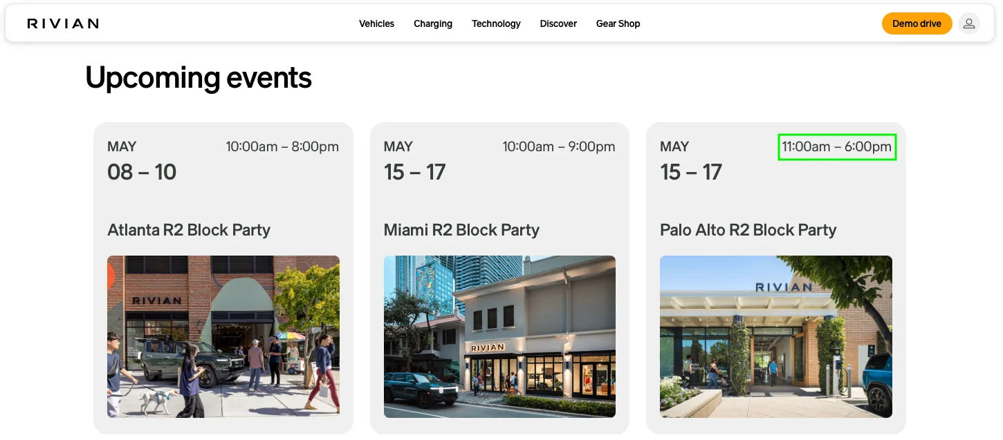 Rivian R1T R1S Palo Alto & Miami R2 Block Parties -- RSVP Signup Page / Dates (May 15-17) 1778110414933-ss