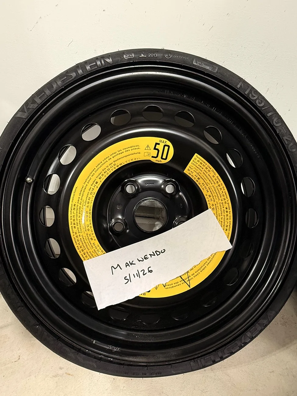 Rivian R1T R1S Collapsible Spare Tire + change kit (Original Rivian) $500 OBO *SOLD* IMG_6077