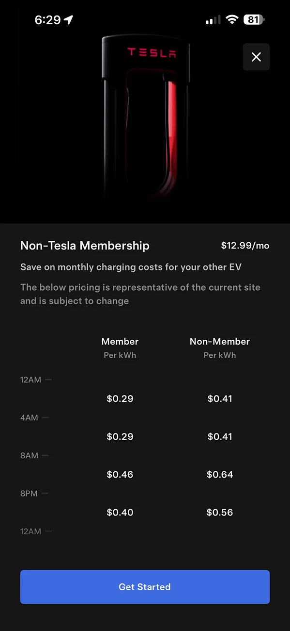 Rivian R1T R1S Rivian took over my Tesla Supercharging session and charged me more than double? IMG_1601