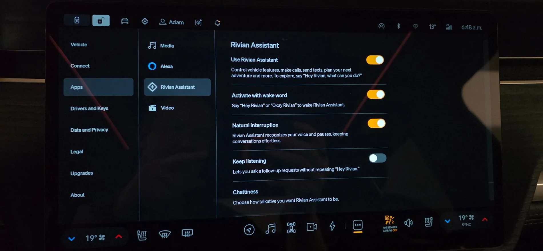 Rivian R1T R1S Rivian Assistant Unavailable in Quebec? 20260514_064848