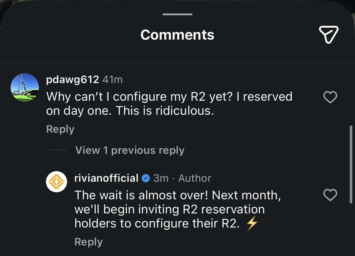 Rivian R1T R1S Confirmed: R2 reservation holders will be invited to configure orders in June 1778788838382-g