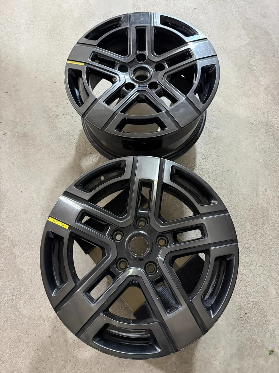 Rivian R1T R1S (2) 20” Inch All-Terrain Dark Wheels 2
