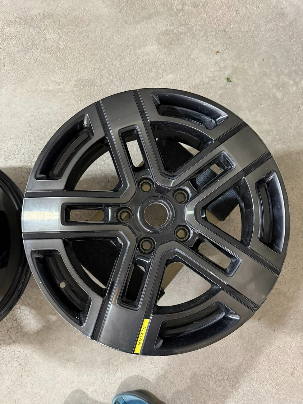 Rivian R1T R1S (2) 20” Inch All-Terrain Dark Wheels 3