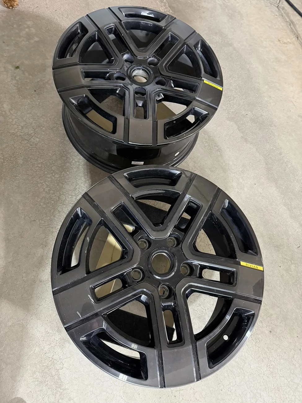 Rivian R1T R1S (2) 20” Inch All-Terrain Dark Wheels 4