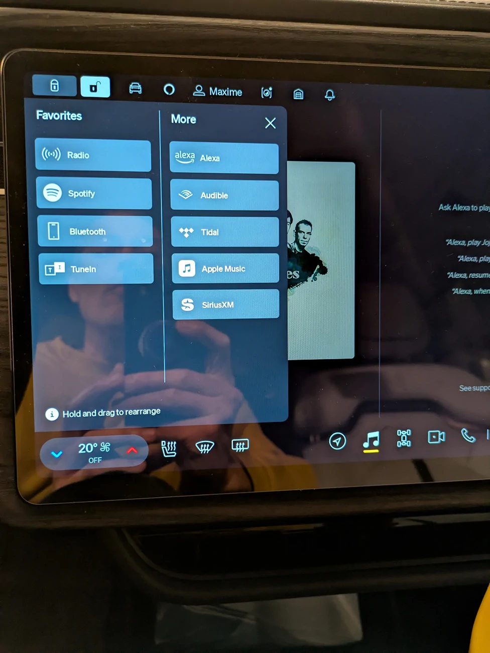 Rivian R1T R1S fw2026.15.0 (gen1) can t use amazon music anymore with new Rivian Assistant PXL_20260514_184211605.MP