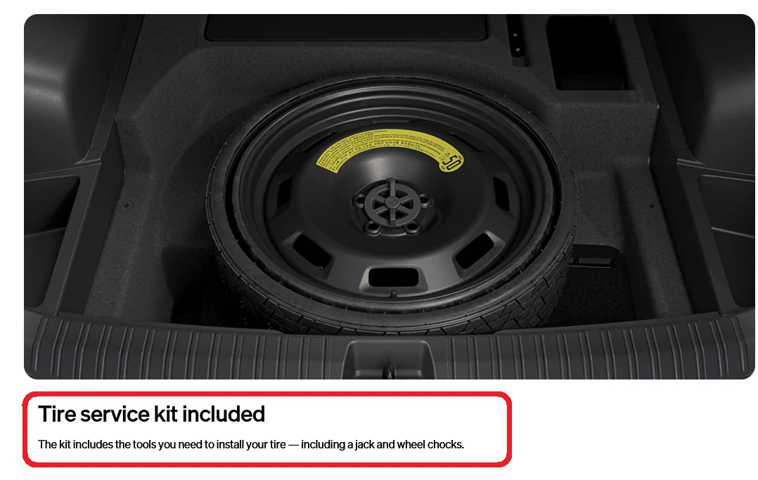 Rivian R1T R1S Compact Spare Tire for R2 priced at $755 1778947817981-b2