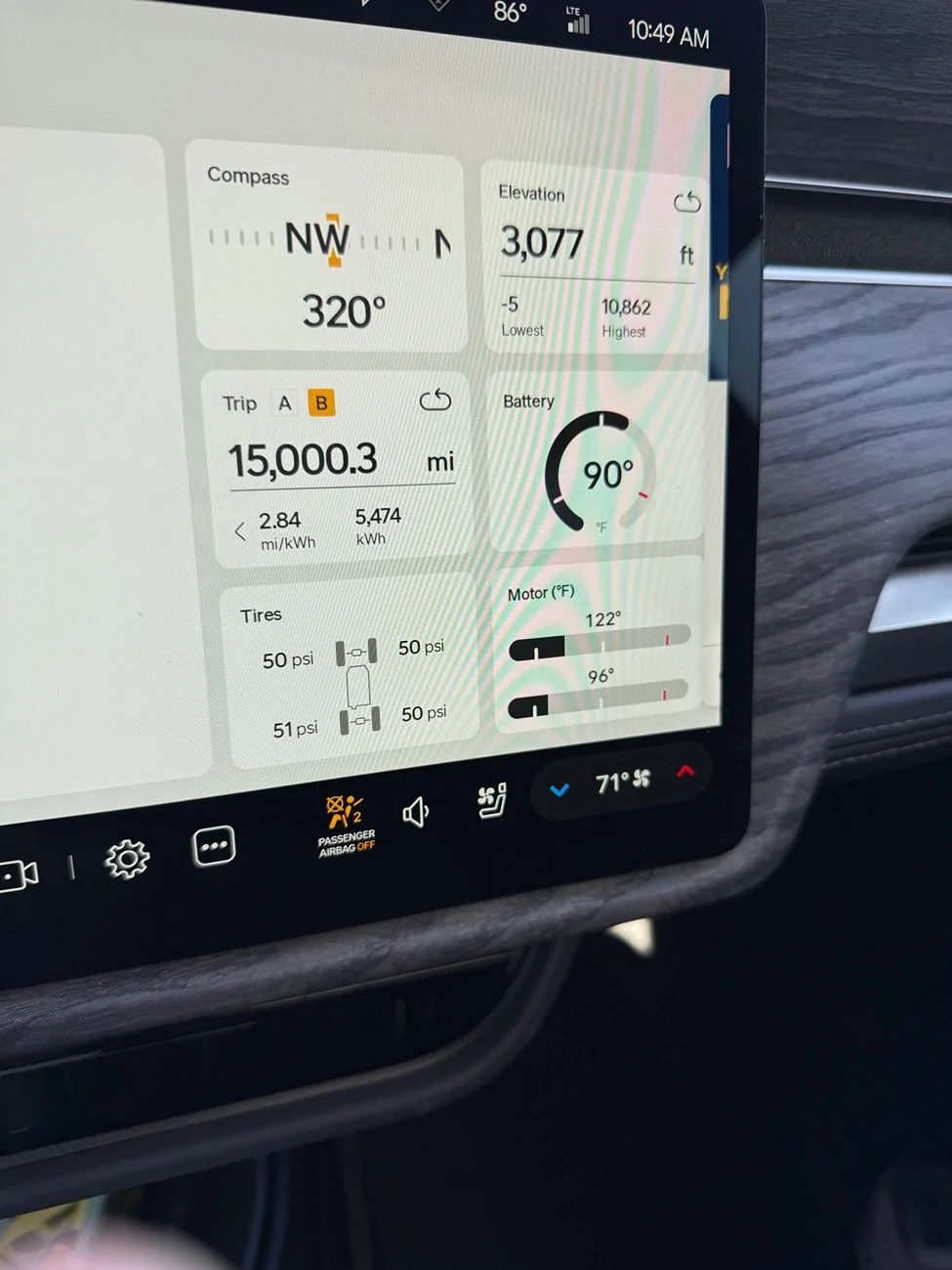 Rivian R1T R1S 2026 R1S Dual Max - 9 month efficiency IMG_5356