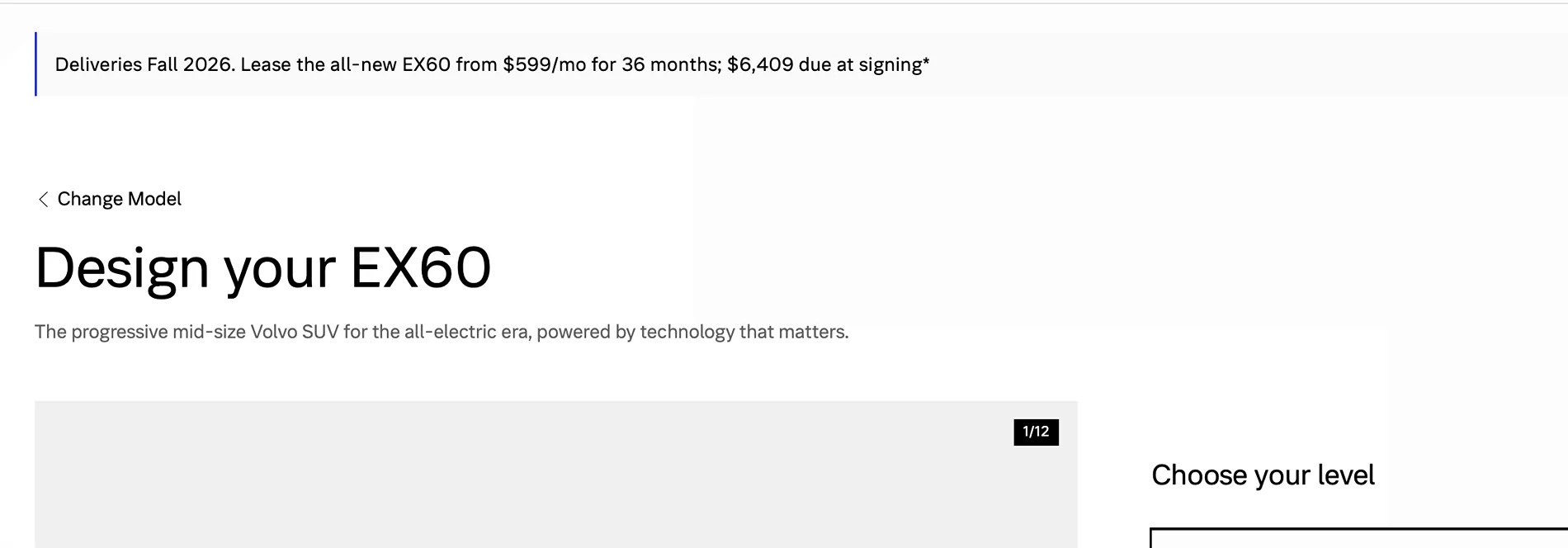 Rivian R1T R1S Rival: EX60 Configurator opening this month Screenshot 2026-05-18 at 14.12.22