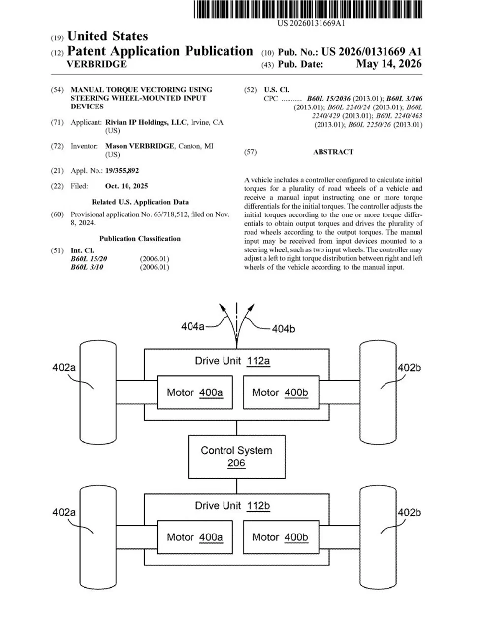 Rivian R1T R1S Rivian patent on manual torque vectoring using steering wheel scroll dials 1779144451044-gr