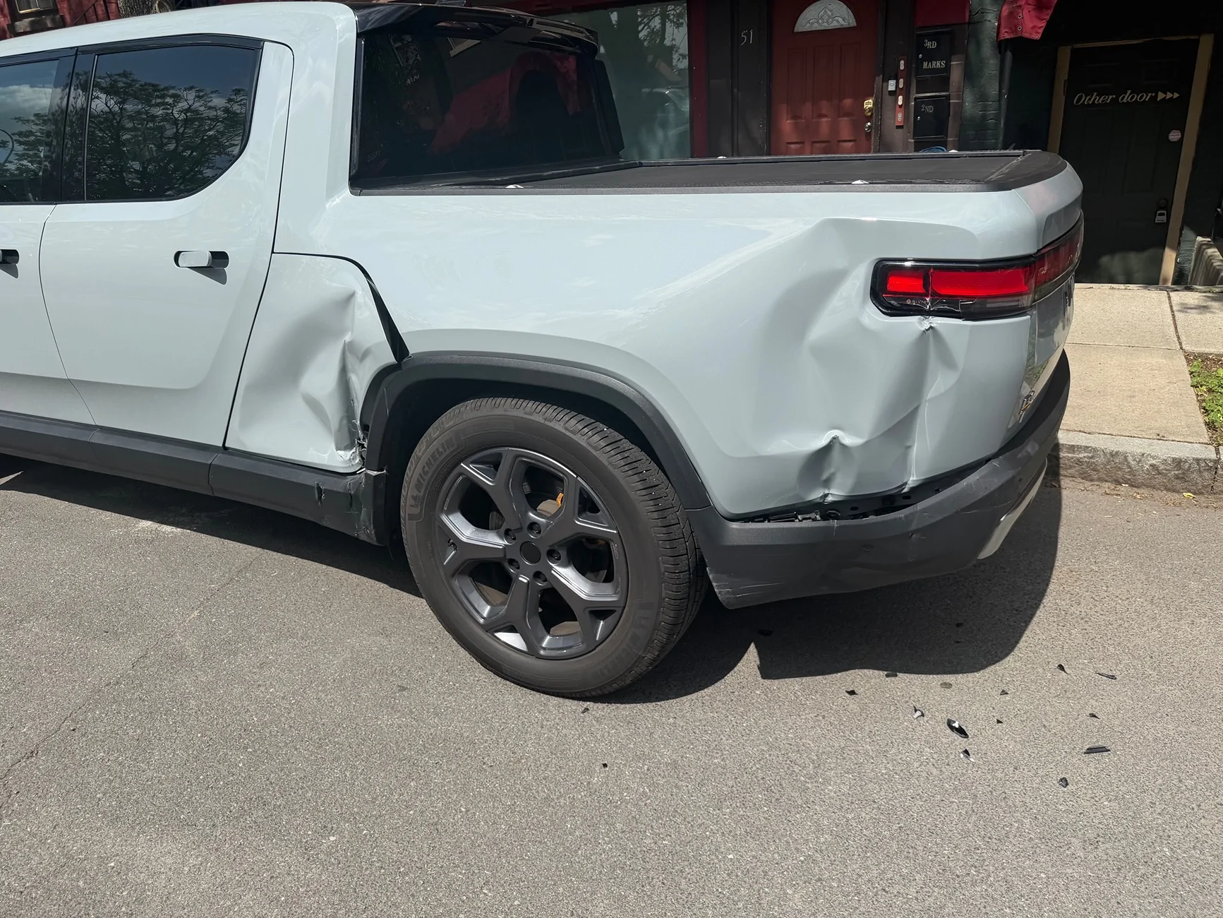 Rivian R1T R1S Hit n run… fix or total?? IMG_0799