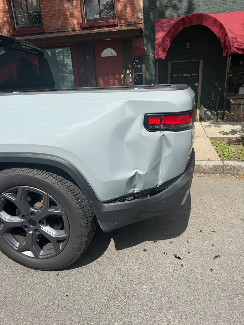 Rivian R1T R1S Hit n run… fix or total?? IMG_0798