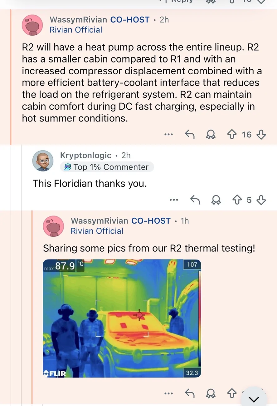 Rivian R1T R1S R2 Heat Pump? Coming? Standard? Option? IMG_0777
