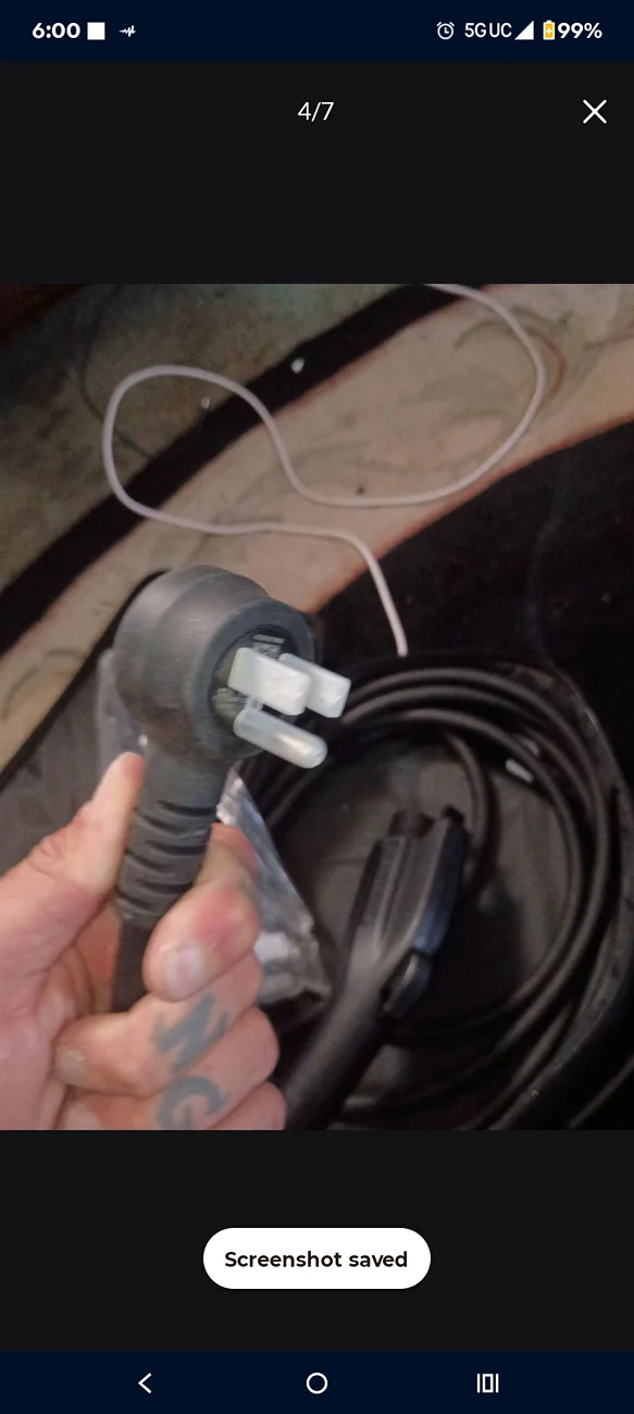 Rivian R1T R1S Brand new Rivian electric car charger portable version older circle 5 prong plug in style never used with both wall adapters $150 #9512412573 Screenshot_20260521-180047_OfferU