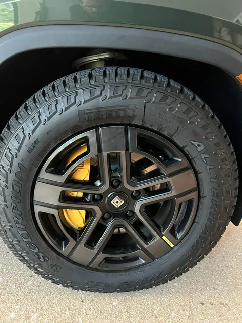 Rivian R1T R1S FOR SALE: 20 in All-Terrain Dark Wheel and Tire Set, $3700 IMG_5638