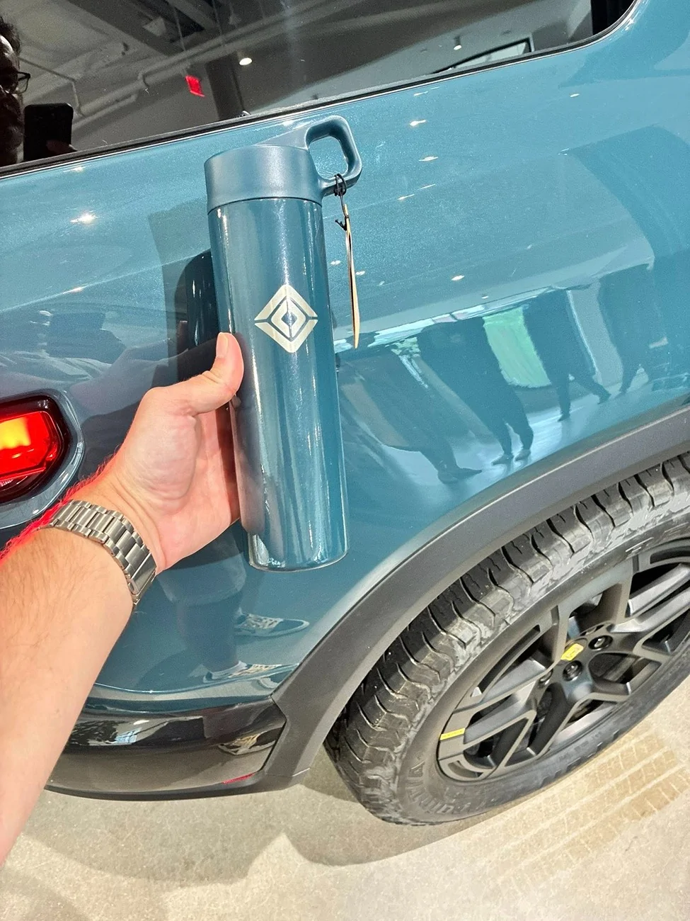 Rivian R1T R1S Nashville R2 Block Party pics: Launch Green, Crystal Cove, Midnight Black 706257033_10233776818868275_6775994851754454770_n