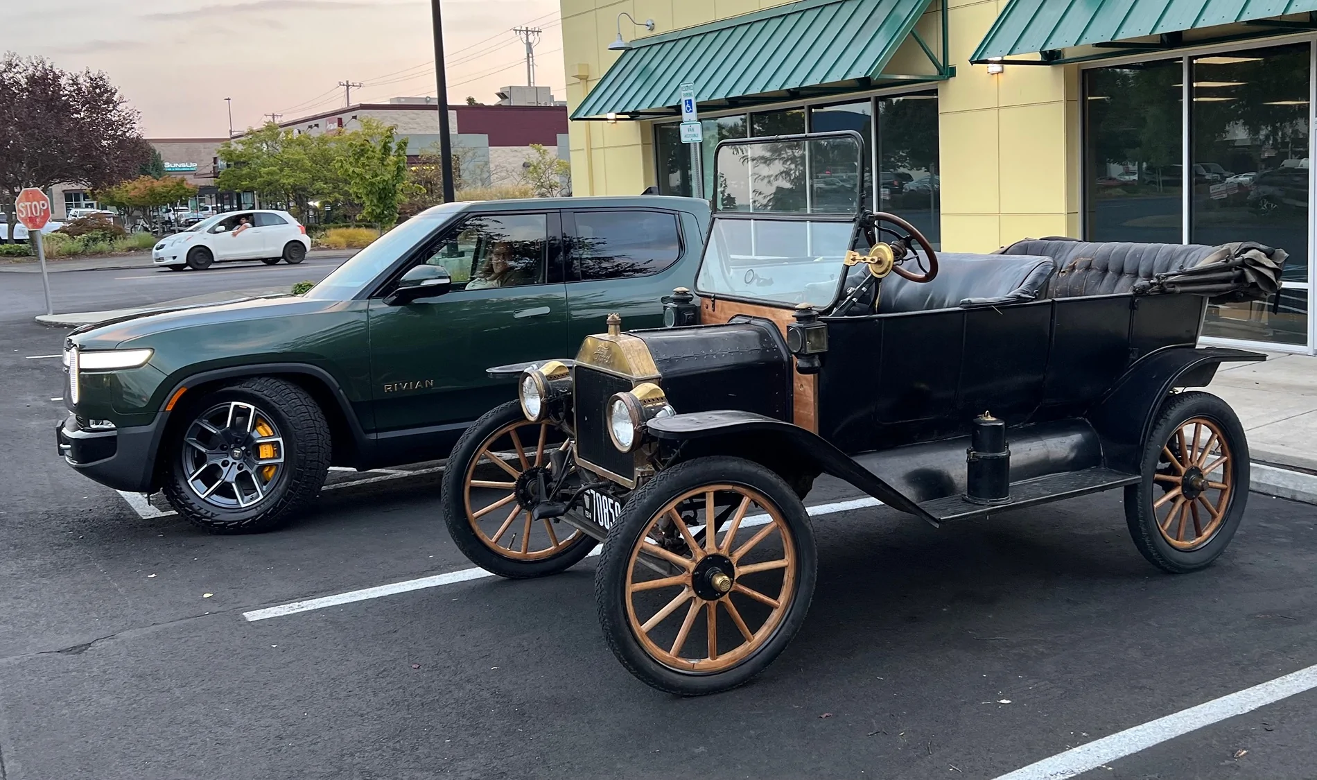 Rivian R1T R1S 100 years later- look closely-not AI IMG_7830