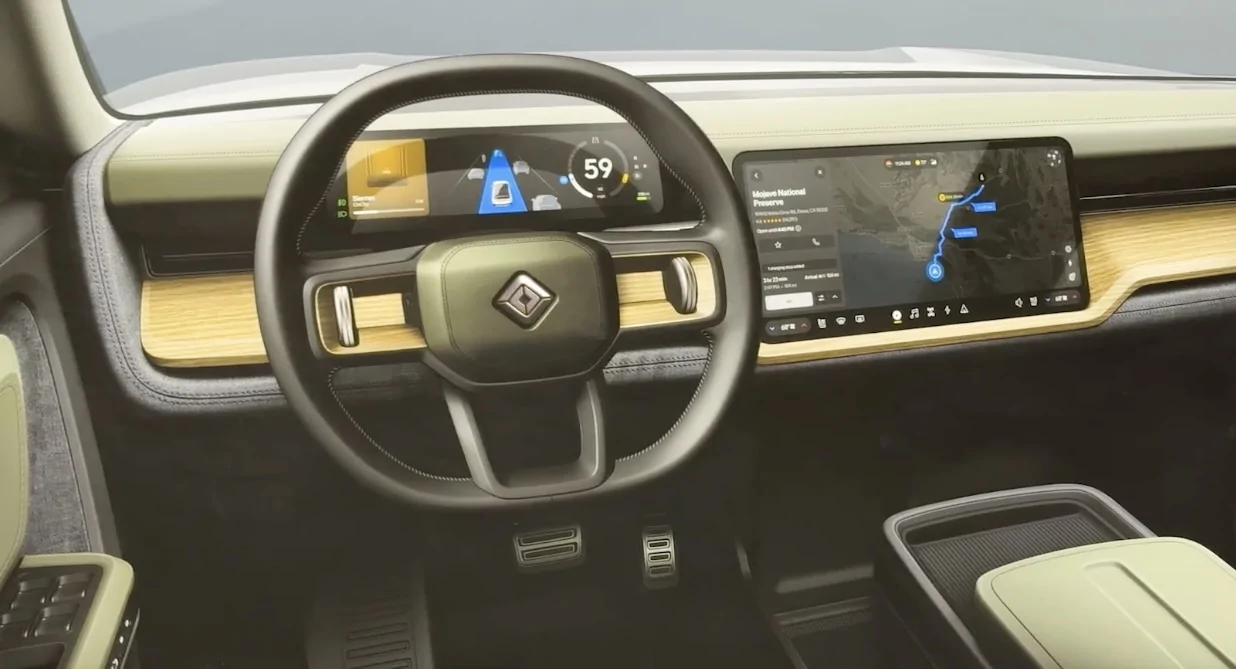 Rivian R1T R1S Forest Edge Interior Package Announced for Limited Run green RS interior