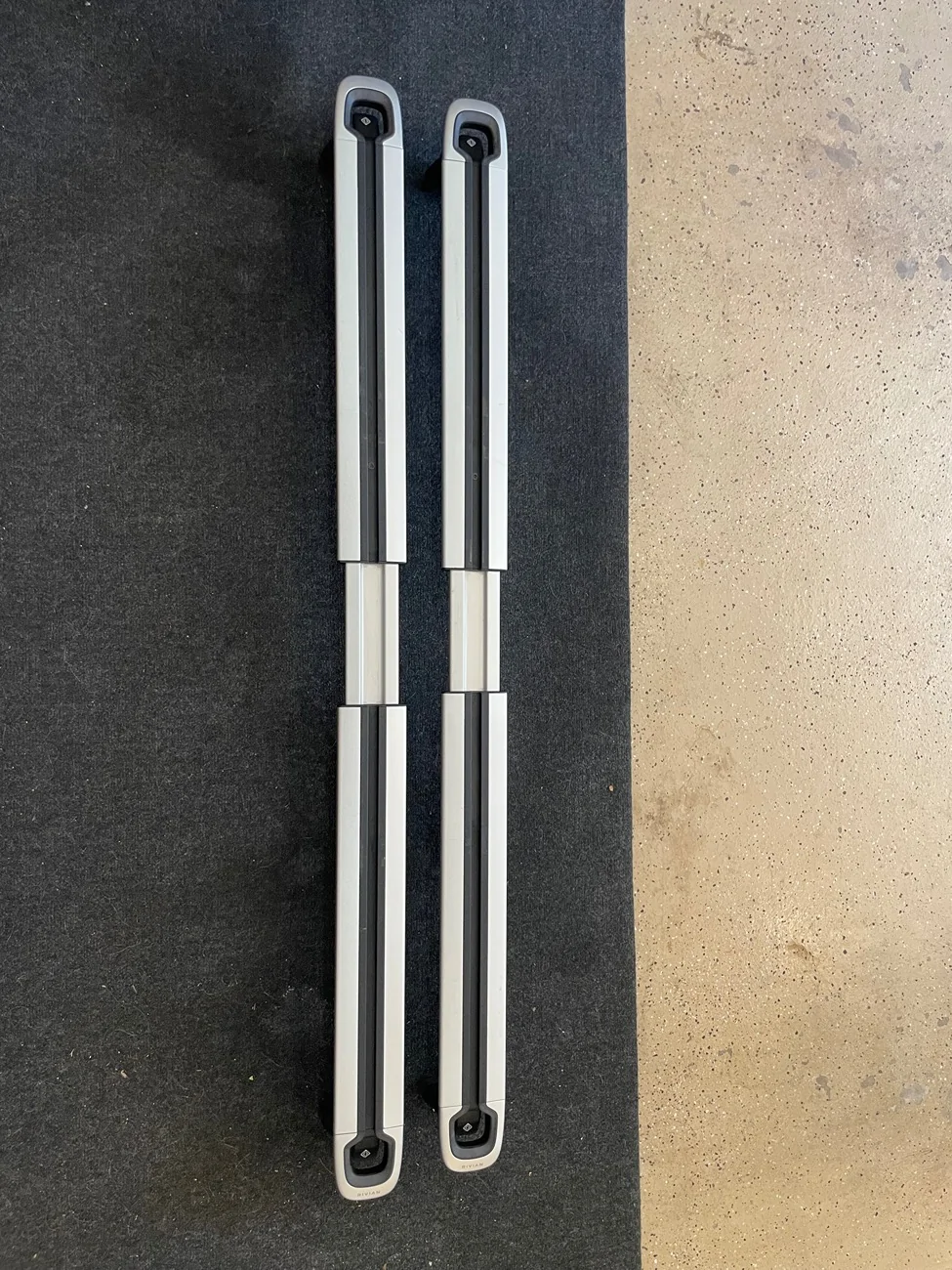 Rivian R1T R1S Silver Rivian Cross Bars - $400 IMG_8833