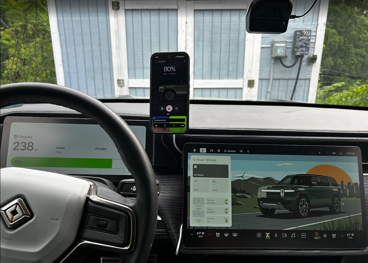 Rivian R1T R1S DIY 3D-Printed Phone Mount Solution for the R1S,  Thoughts? 1780433261462-to