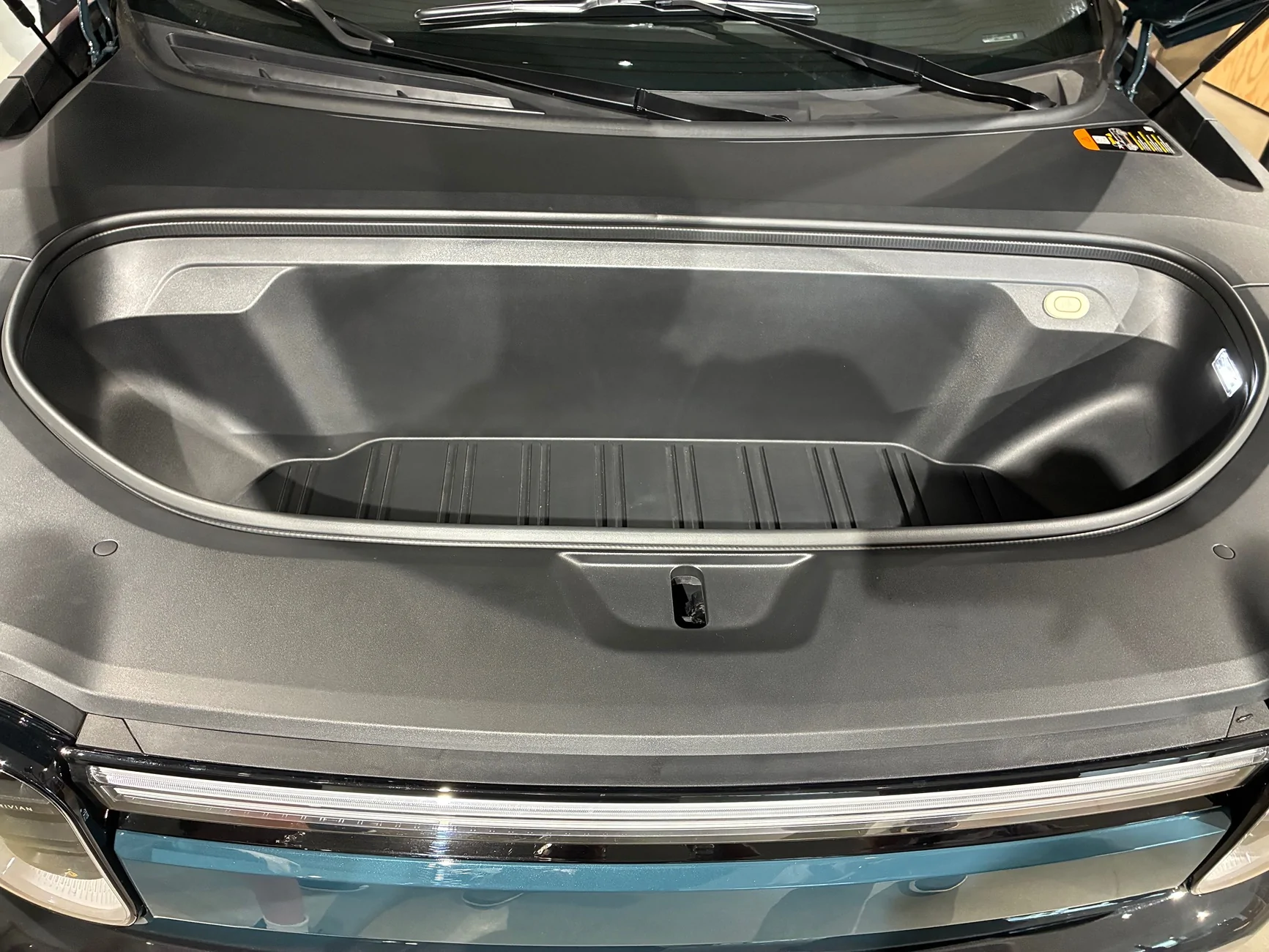 Rivian R1T R1S R2 Frunk & S-trunk Dims - Which Coolers Fit? IMG_0465
