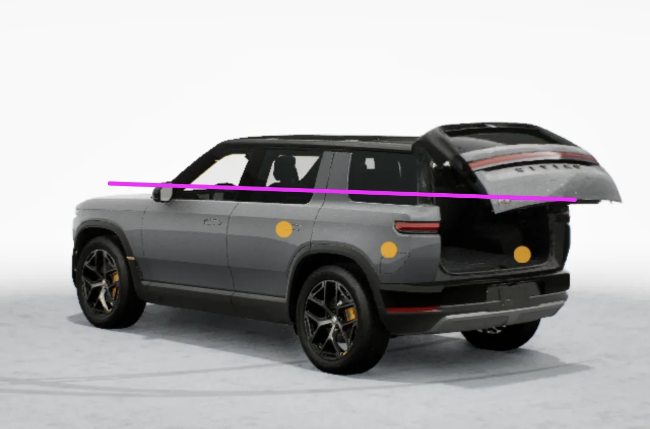 Rivian R1T R1S Garage fit for R2 (vs R1S) - Height & Width Dimensions. Does it fit in your garage? 1780518292347-7f