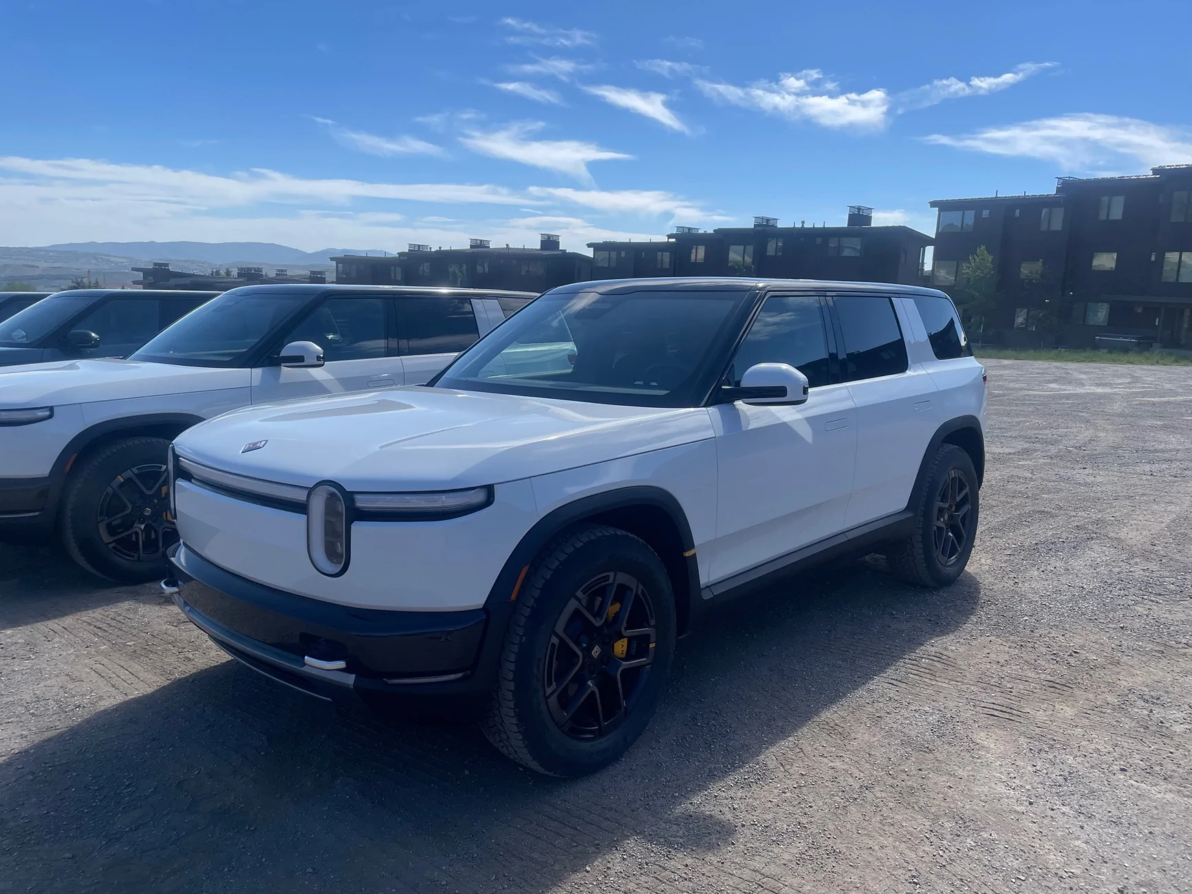 Rivian R1T R1S 13 Rivian R2 (out of 28 total) spotted in Park City, UT. Event Coverage Coming June 9 IMG_8868