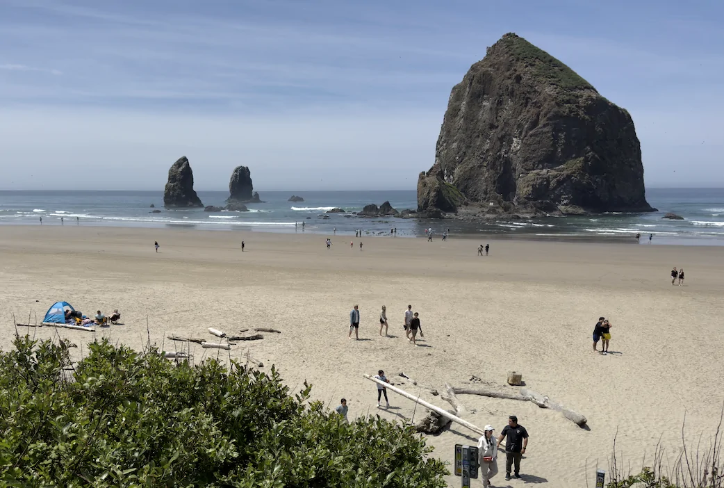 Rivian R1T R1S South OC, CA to Oregon Road Trip - 2,534 Miles Haystack Rock