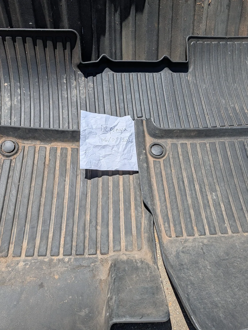 Rivian R1T R1S FS: R1T Floor Mats USED - $100 OBO 1429