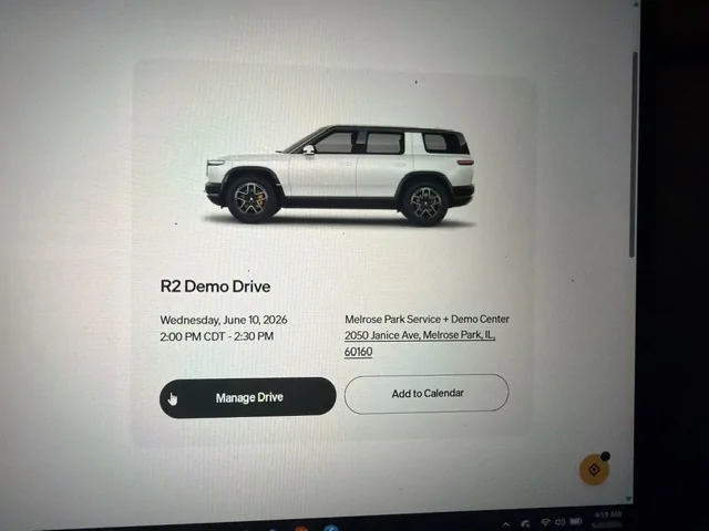 Rivian R1T R1S R2 Demo Drive Scheduling is LIVE! Anyone book test drive yet? IMG_8423
