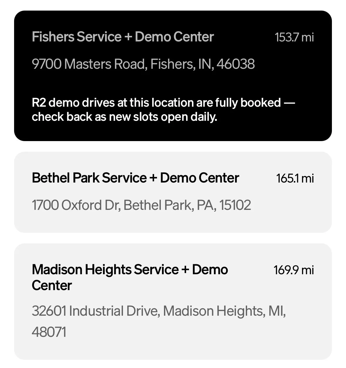 Rivian R1T R1S R2 Demo Drive Scheduling is LIVE! Anyone book test drive yet? IMG_4132