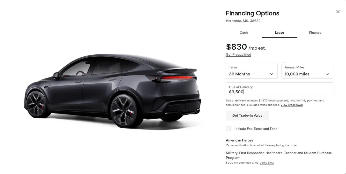 Rivian R1T R1S Finance vs. Lease the R2 -- the math tesla