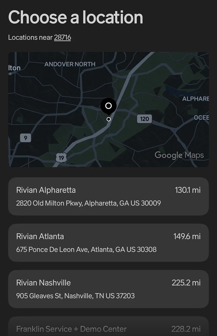 Rivian R1T R1S R2 Demo Drive Scheduling is LIVE! Anyone book test drive yet? IMG_6432