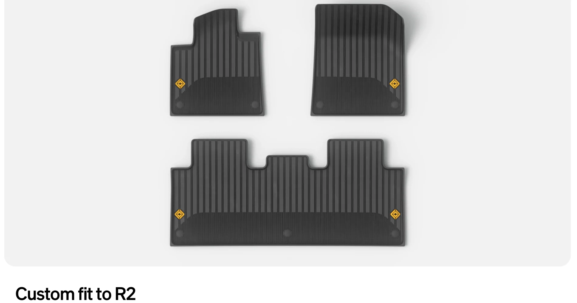 Rivian R1T R1S Aftermarket R2 Floor Mats 1781197562349-k