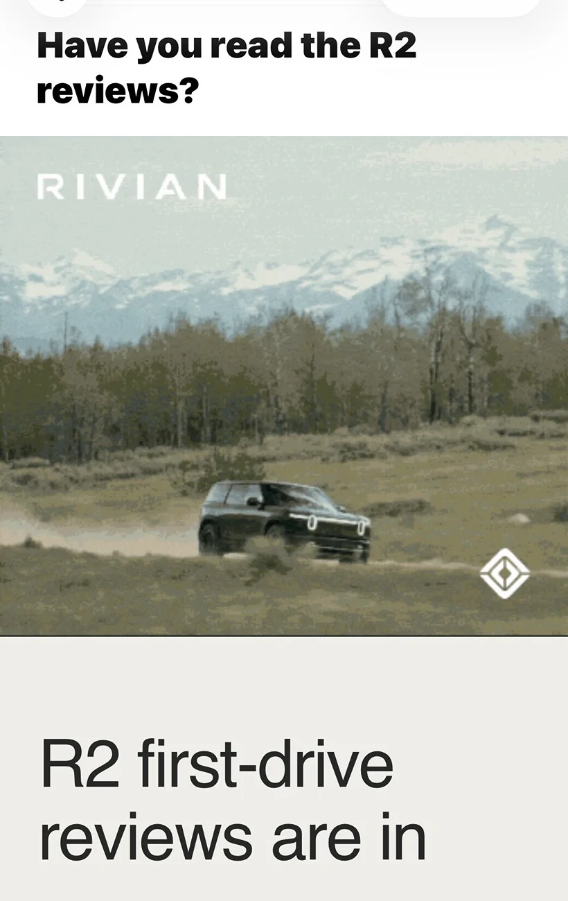 Rivian R1T R1S Finished R2 demo test drive? Share your review / impressions IMG_4159