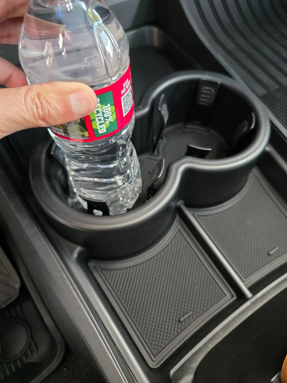 Rivian R1T R1S BestEVMod R1S Gen 1 Lower Center Console Tray waterbottl