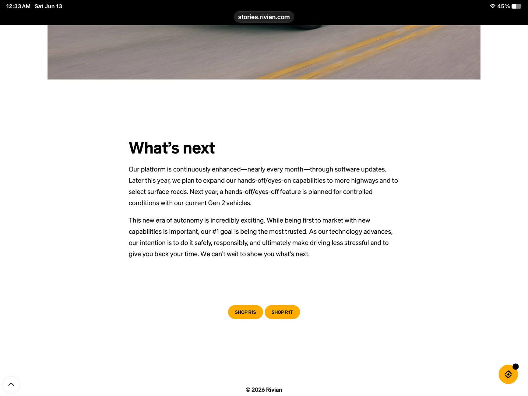 Rivian R1T R1S WIRED / RJ interview: Gen 2.5 Autonomy + What Happens if R2 Flops IMG_0650