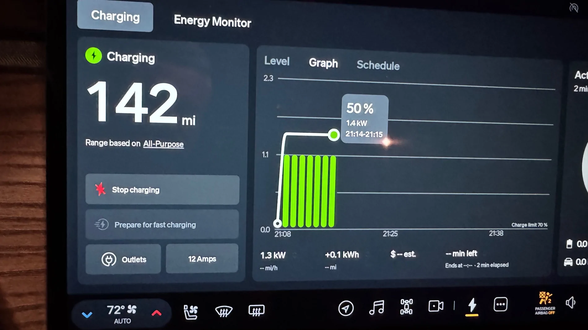 Rivian R1T R1S Using the Rivian portable charger with a generator IMG_2258