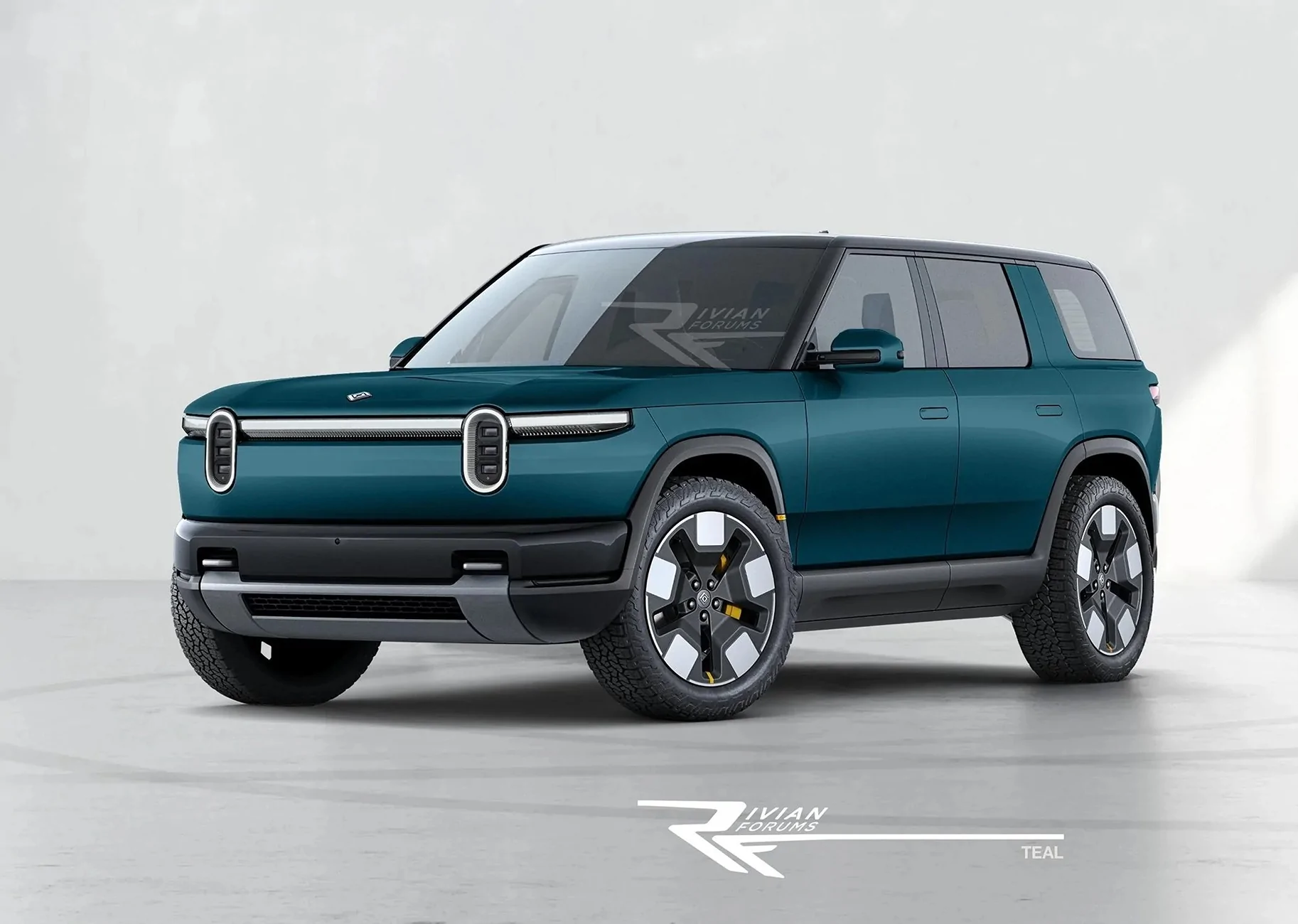 Rivian R1T R1S R2 Color Ranking teal r2