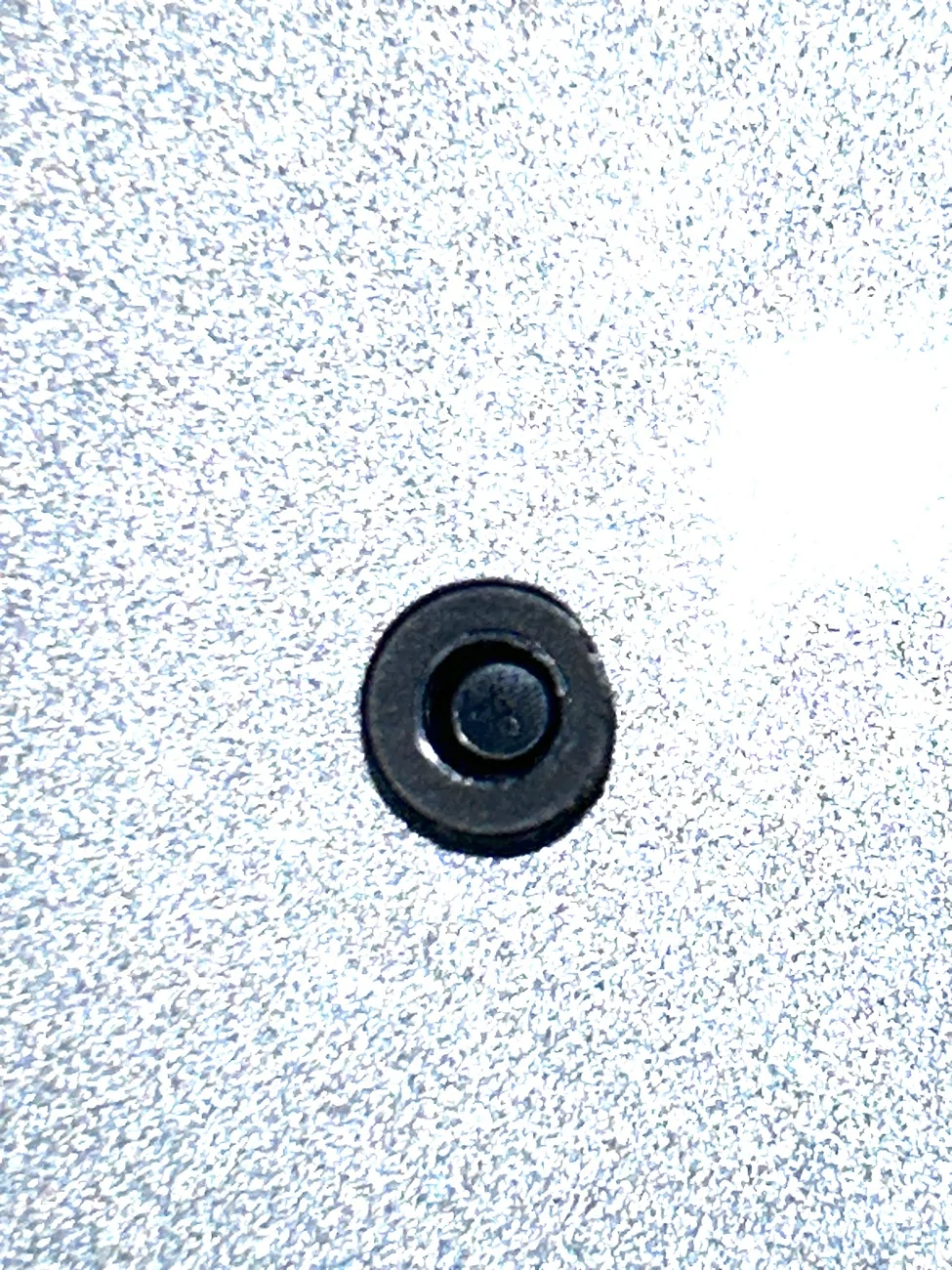 Rivian R1T R1S Need to reattach DC charging pin cap - push back on or adhesive? IMG_5295