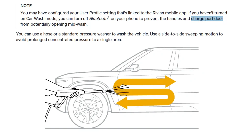 Rivian R1T R1S R2 Charge port door Screenshot 2026-06-18 051216
