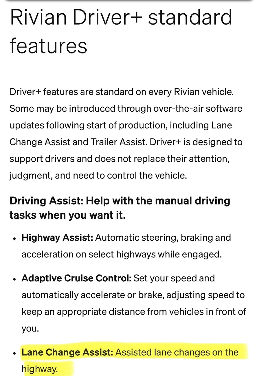 Rivian R1T R1S Rivian owners file lawsuit alleging false promises on self-driving features IMG_5681